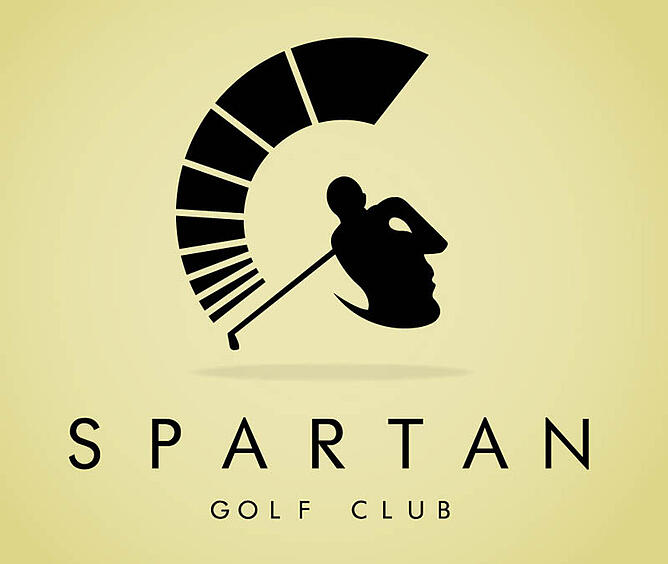 Ejemplos de publicidad subliminal: logotipo spartan golf